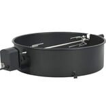 VidaXL BBQ rotisserie ring 57 cm zwart