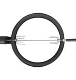 VidaXL BBQ rotisserie ring 57 cm zwart