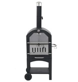 VidaXL Pizzaoven op houtskool met terracotta pizzasteen