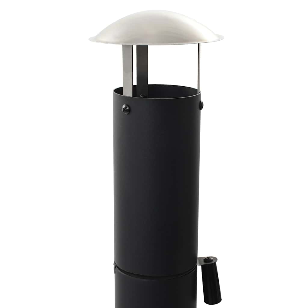 VidaXL Pizzaoven op houtskool met terracotta pizzasteen