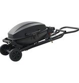 VidaXL Gasbarbecue met kookzone draagbaar zwart