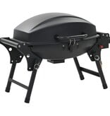 VidaXL Gasbarbecue met kookzone zwart