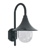 VidaXL Tuin wandlamp E27 42 cm aluminium donkergroen