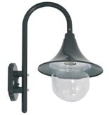 VidaXL Tuin wandlamp E27 42 cm aluminium donkergroen