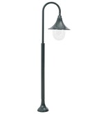 VidaXL Paalverlichting tuin E27 120 cm aluminium donkergroen