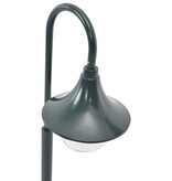 VidaXL Paalverlichting tuin E27 120 cm aluminium donkergroen