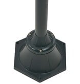 VidaXL Paalverlichting tuin E27 220 cm aluminium donkergroen 2-delig