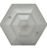 VidaXL Paalverlichting voor tuin E27 110 cm aluminium wit 6 st