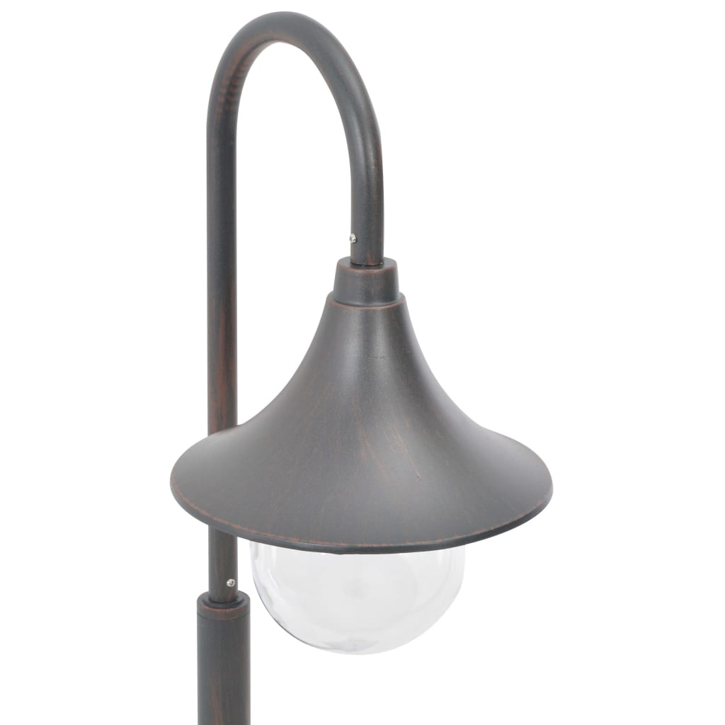 VidaXL Paalverlichting tuin E27 120 cm aluminium brons