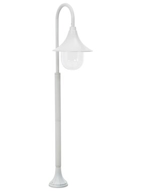VidaXL Paalverlichting tuin E27 120 cm aluminium wit