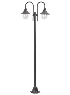 VidaXL Paalverlichting tuin E27 220 cm aluminium brons 2-delig