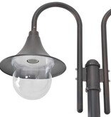 VidaXL Paalverlichting tuin E27 220 cm aluminium brons 2-delig