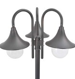 VidaXL Paalverlichting tuin E27 220 cm aluminium brons 3-delig