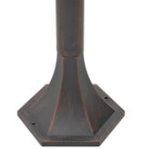 VidaXL Paalverlichting voor tuin E27 110 cm aluminium brons 6 st