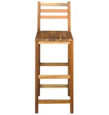 VidaXL Barkrukken 2 st massief acaciahout