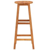 VidaXL Barkrukken 2 st massief acaciahout