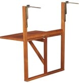 VidaXL Balkontafel hangend 64,5x44x80 cm massief acaciahout