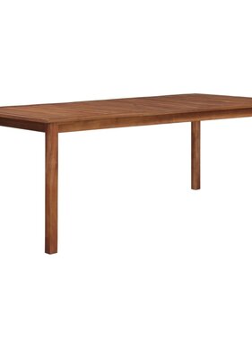 VidaXL Tuintafel 200x100x74 cm massief acaciahout