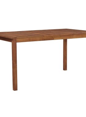 VidaXL Tuintafel 150x90x74 cm massief acaciahout