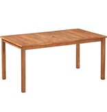 VidaXL 7-delige Tuinset poly rattan zwart en bruin