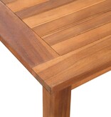 VidaXL 7-delige Tuinset poly rattan zwart en bruin