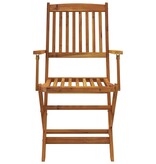 VidaXL 7-delige Tuinset inklapbaar massief acaciahout