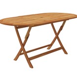 VidaXL 7-delige Tuinset inklapbaar massief acaciahout