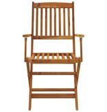 VidaXL 5-delige Tuinset inklapbaar massief acaciahout