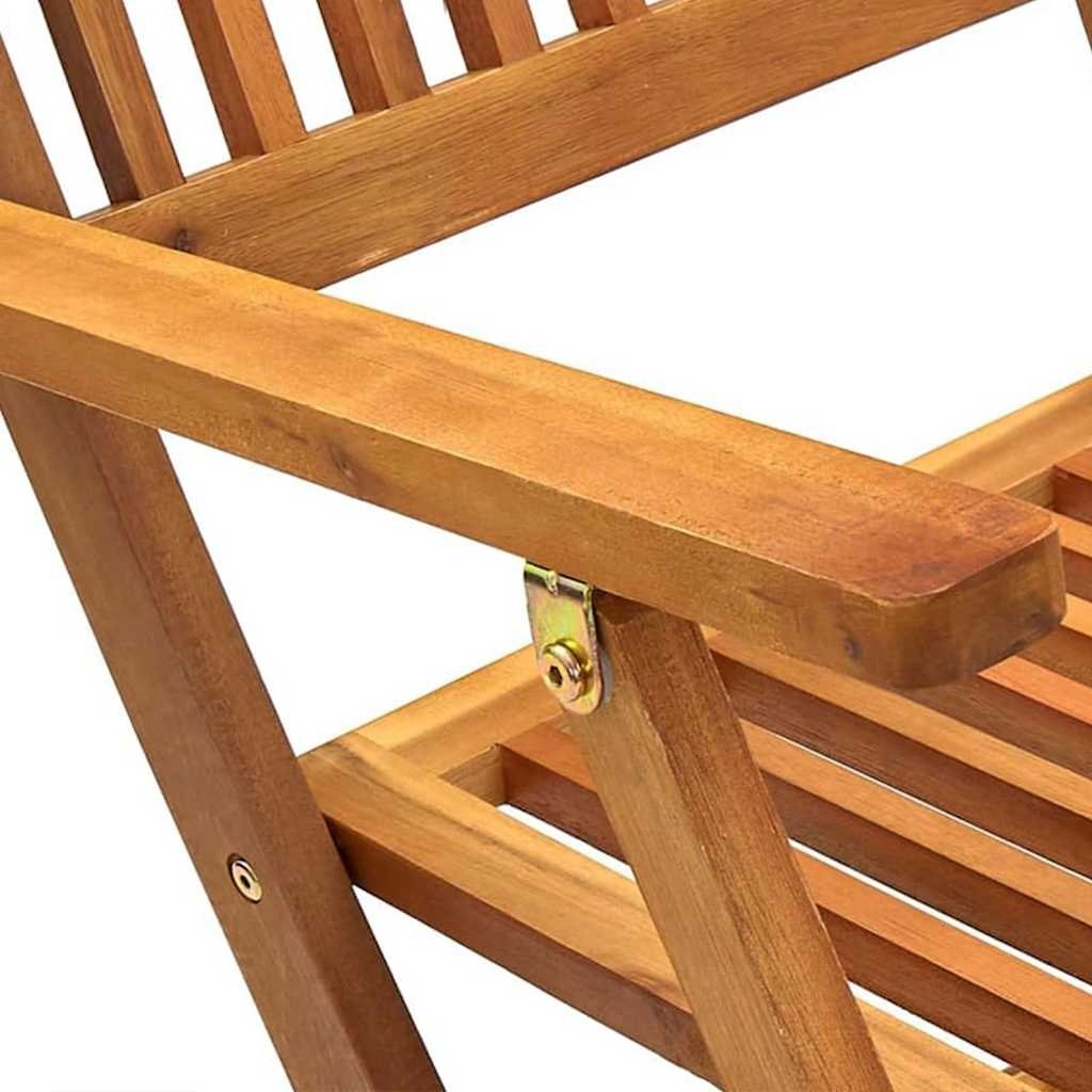 VidaXL 5-delige Tuinset inklapbaar massief acaciahout