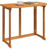 VidaXL Bistrotafel 90x50x75 cm massief acaciahout