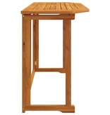 VidaXL Bistrotafel 90x50x75 cm massief acaciahout
