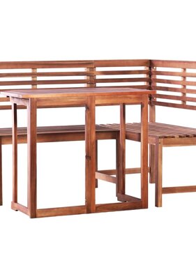 VidaXL 2-delige Bistroset massief acaciahout