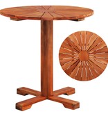 VidaXL Bistrotafel 70x70 cm massief acaciahout