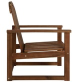 VidaXL Tuinstoelen 2 st massief acaciahout