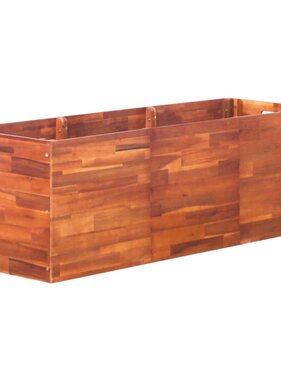 VidaXL Plantenbak verhoogd 150x50x50 cm acaciahout