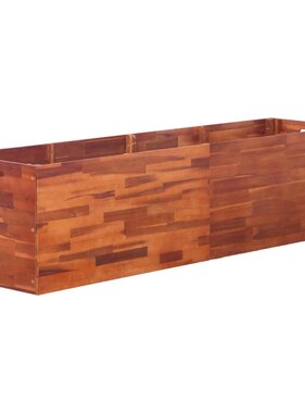 VidaXL Plantenbak verhoogd 200x50x50 cm acaciahout