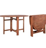 VidaXL Tuintafel 120x70x74 cm massief acaciahout