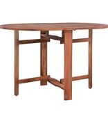 VidaXL Tuintafel 120x70x74 cm massief acaciahout