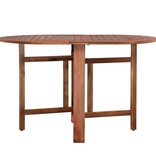 VidaXL Tuintafel 120x70x74 cm massief acaciahout