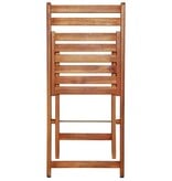 VidaXL Bistrostoelen 2 st massief acaciahout