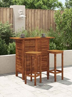 VidaXL Bartafel 110x50x105 cm massief acaciahout