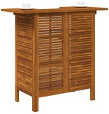 VidaXL Bartafel 110x50x105 cm massief acaciahout