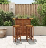VidaXL Bartafel 110x50x105 cm massief acaciahout