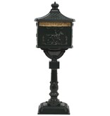 VidaXL Staande brievenbus vintage stijl roestbestendig aluminium groen