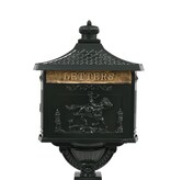 VidaXL Staande brievenbus vintage stijl roestbestendig aluminium groen