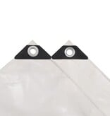 VidaXL Dekzeil 650 g/m² 4x6 m wit
