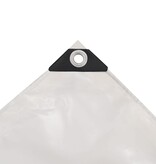 VidaXL Dekzeil 650 g/m² 4x6 m wit