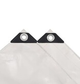 VidaXL Dekzeil 650 g/m² 4x5 m wit