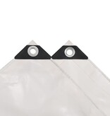 VidaXL Dekzeil 650 g/m² 3x4 m wit