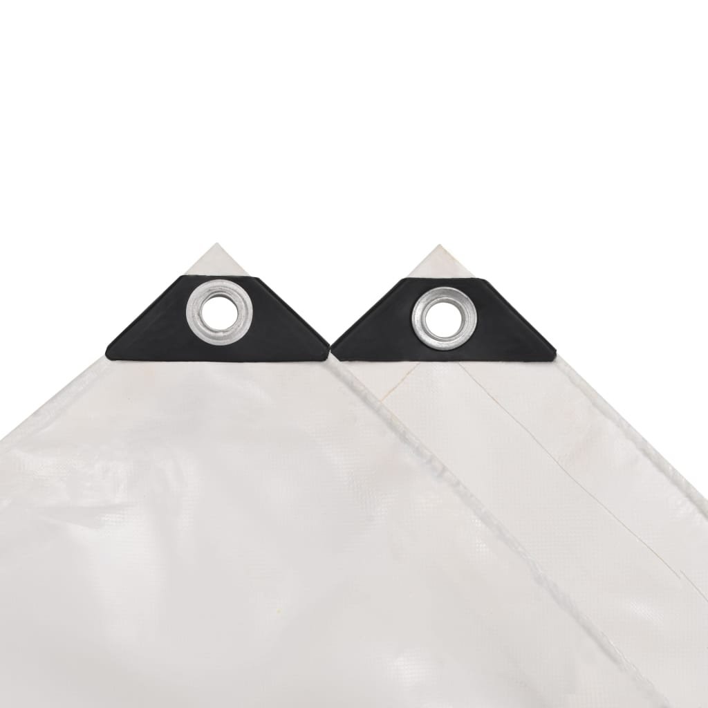 VidaXL Dekzeil 650 g/m² 3x4 m wit